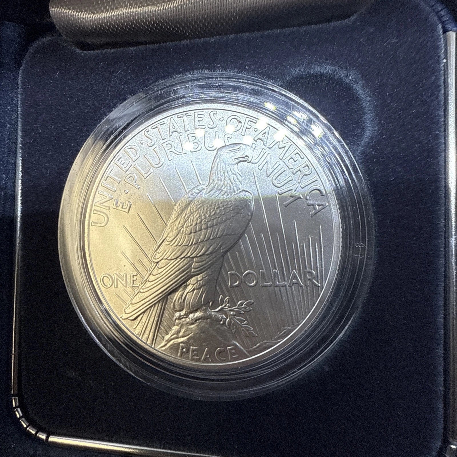 2025-P Peace Silver Dollar $1 Uncirculated OGP & COA Philadelphia Mint