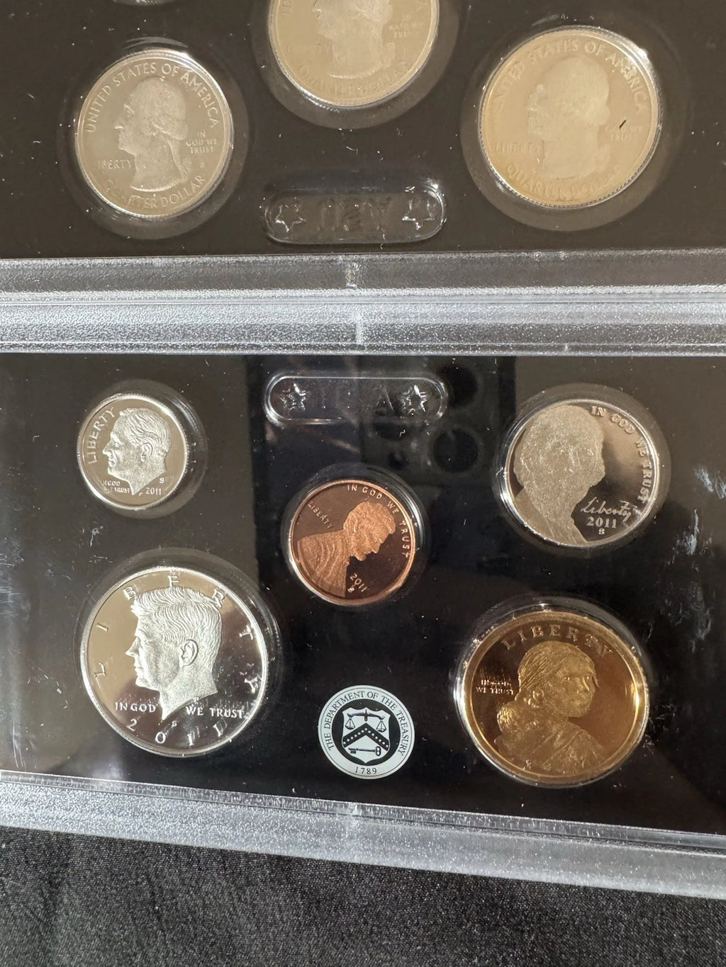2011-S US Mint Silver Proof Set 14 Coins w/ Box & COA