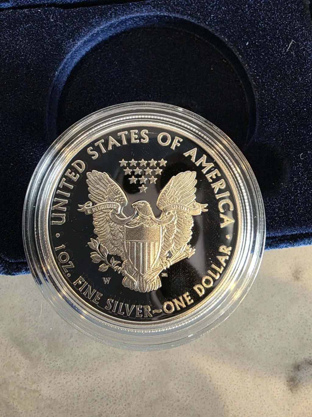 2015-W American Silver Eagle 1 oz Proof Silver Dollar OGP & COA