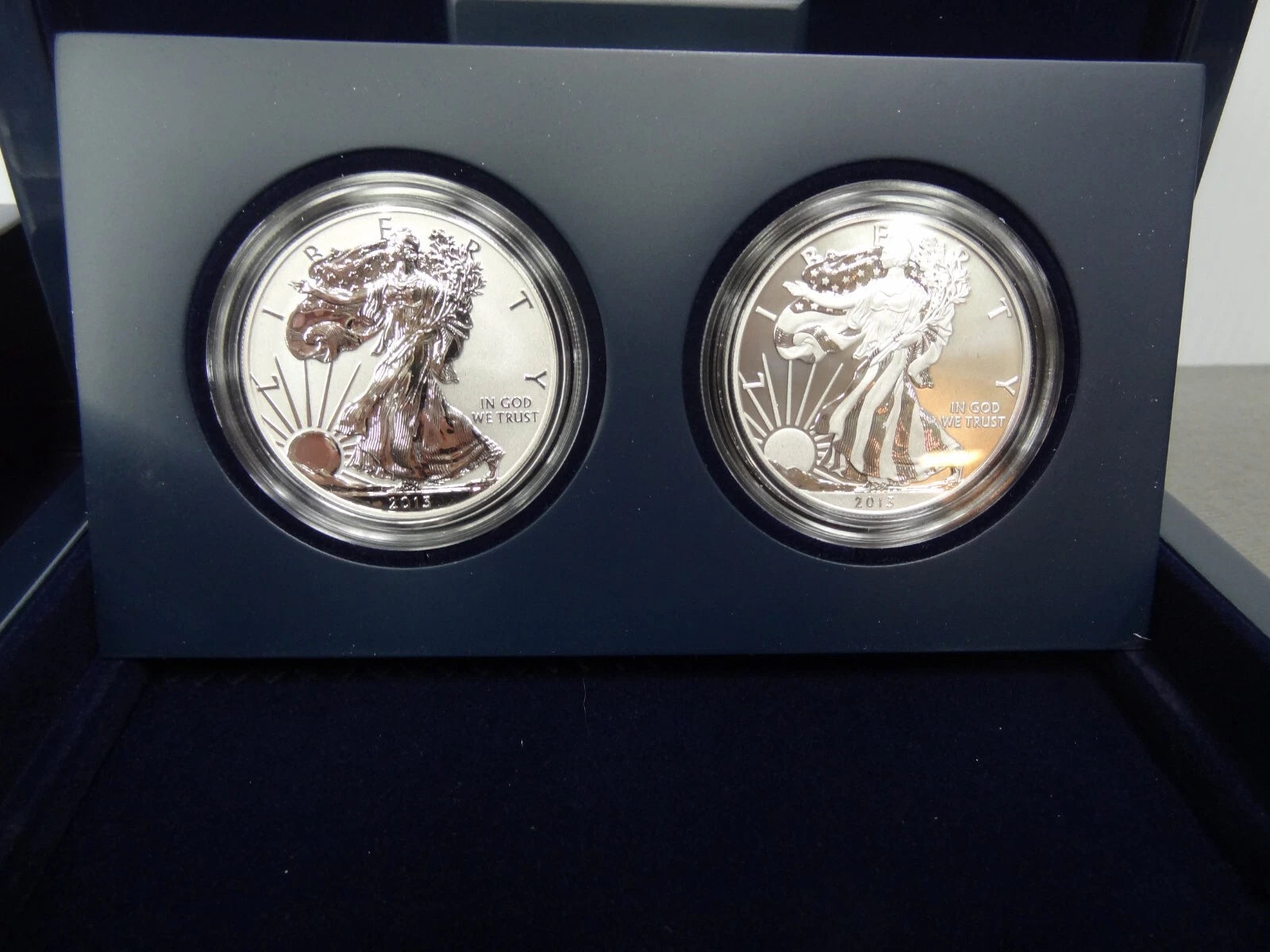 2013-W American Silver Eagle Two-Coin West Point Set Proof & Enhanced
