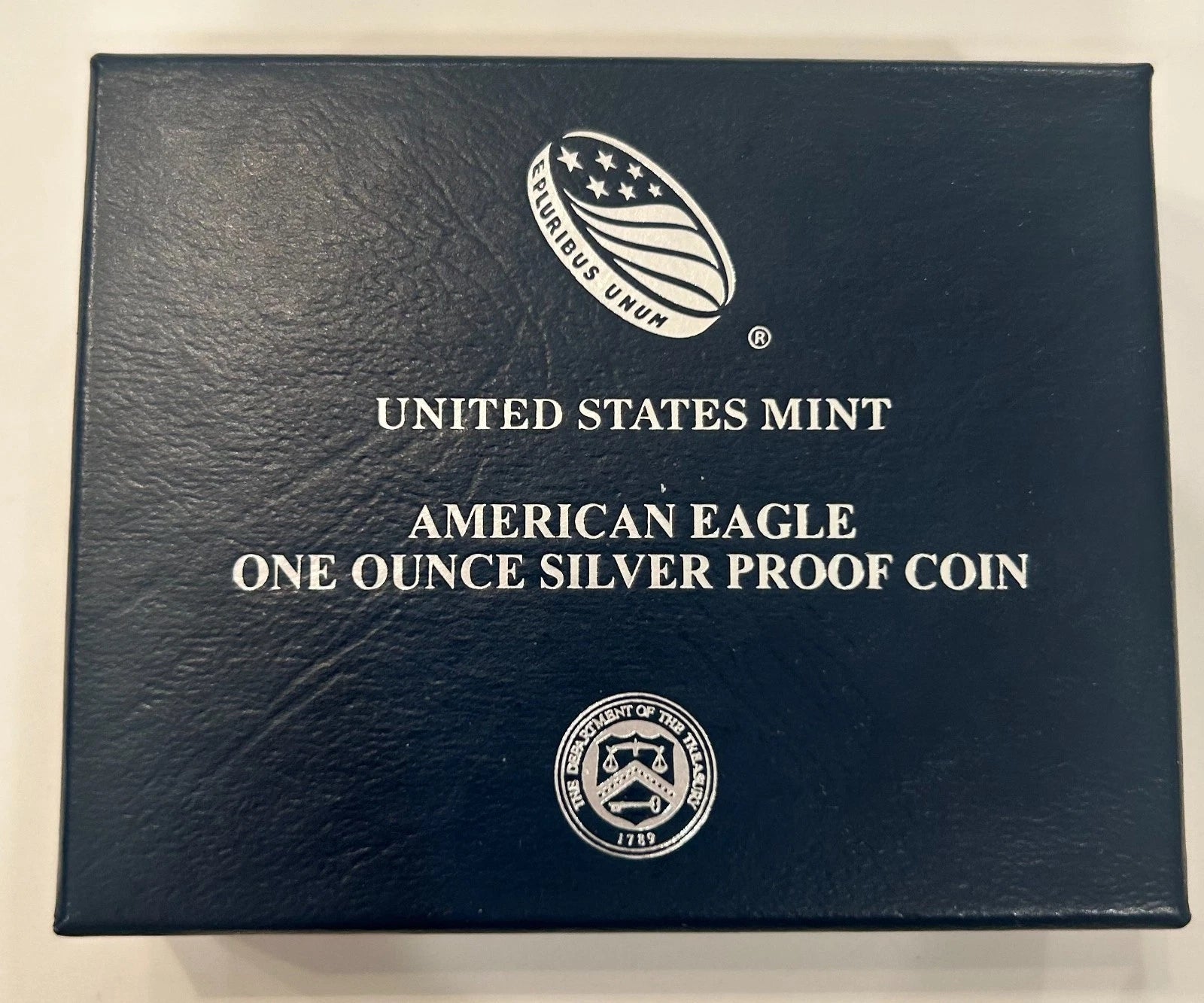 2018-S American Silver Eagle 1 oz Proof Silver Dollar Case Box & COA