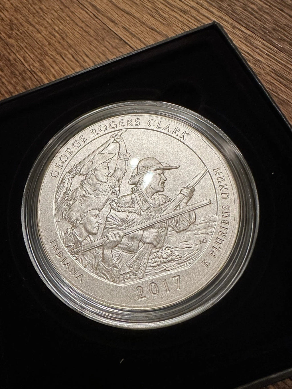 2017-P 5 oz .999 Fine Silver ATB Coin George Rogers Clark National Historical Park