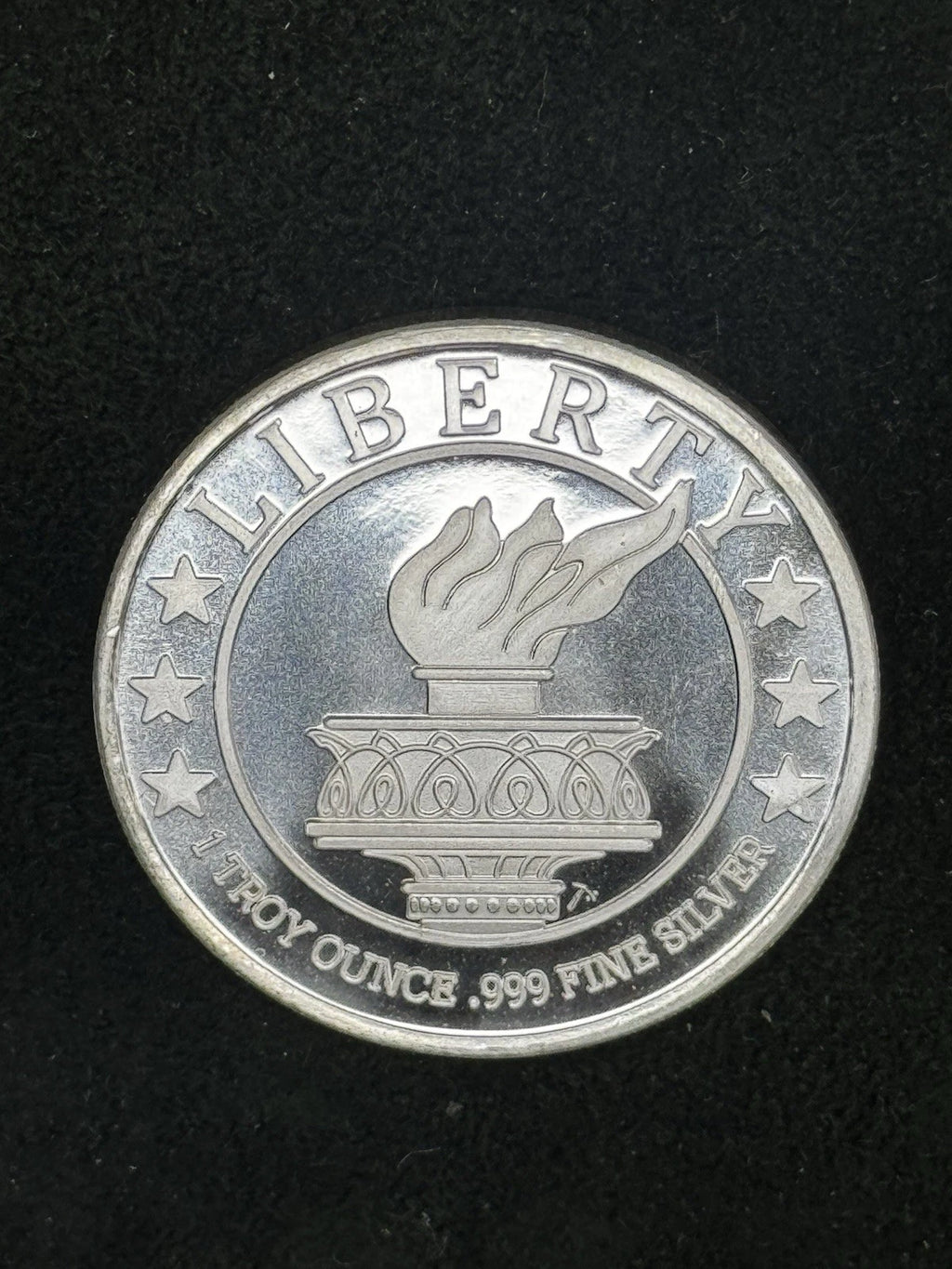 SilverTowne 1 oz .999 Fine Silver Round Lady Liberty