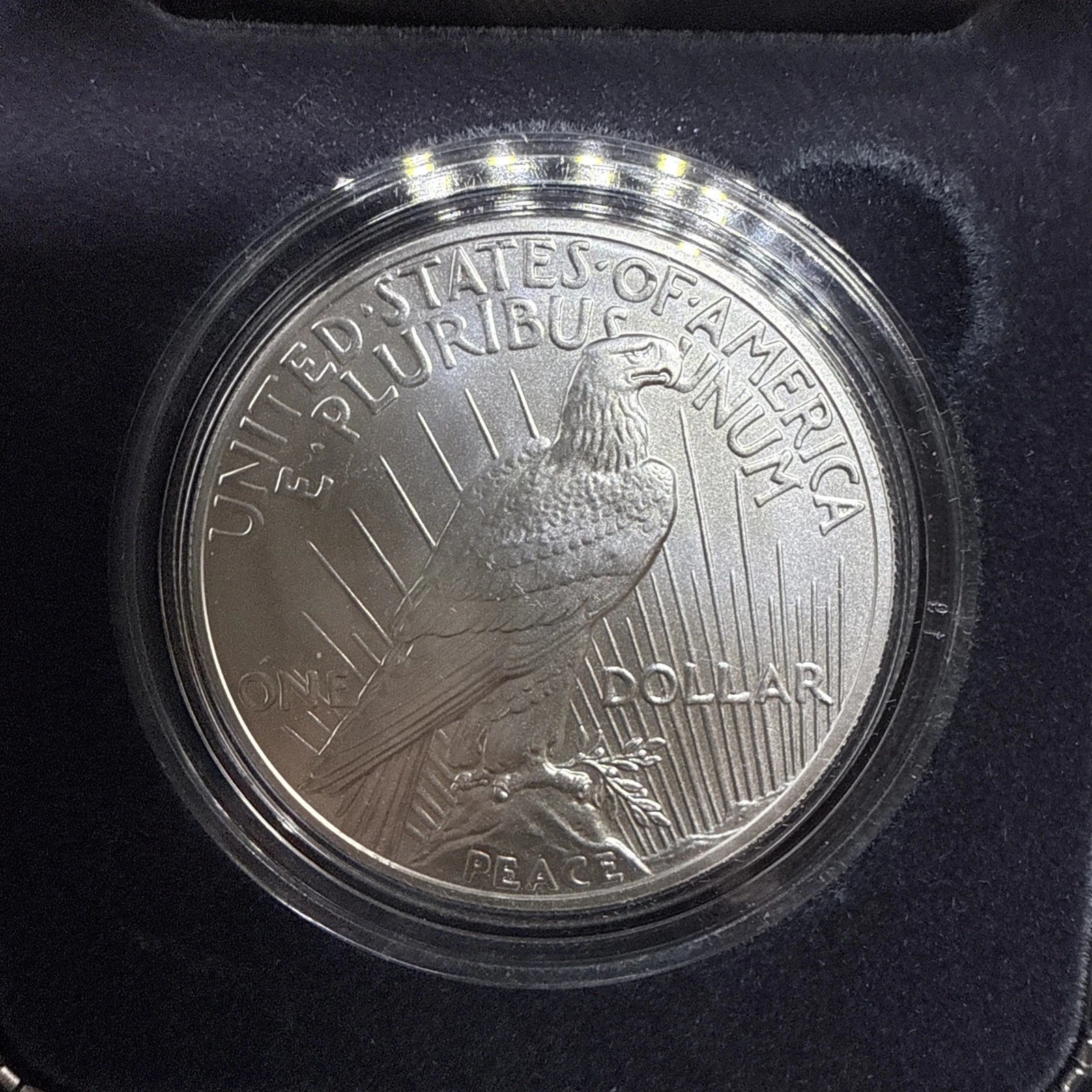 2025-P Peace Silver Dollar $1 Uncirculated OGP & COA Philadelphia Mint