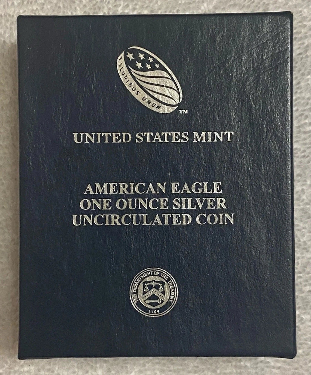 2014-W American Silver Eagle 1 oz Burnished Uncirculated Coin Box & COA