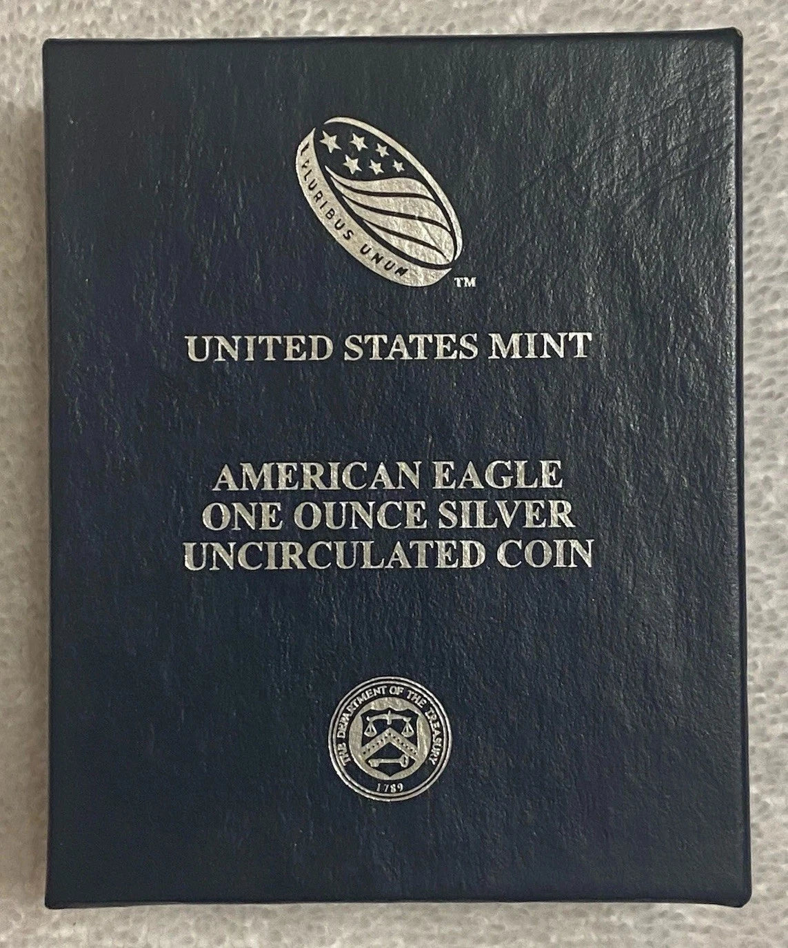 2014-W American Silver Eagle 1 oz Burnished Uncirculated Coin Box & COA