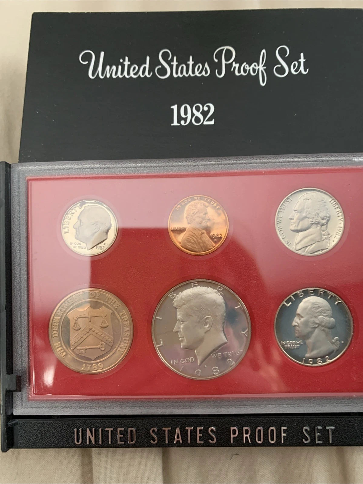 1982-S US Mint Proof Set 5 Coins with OGP