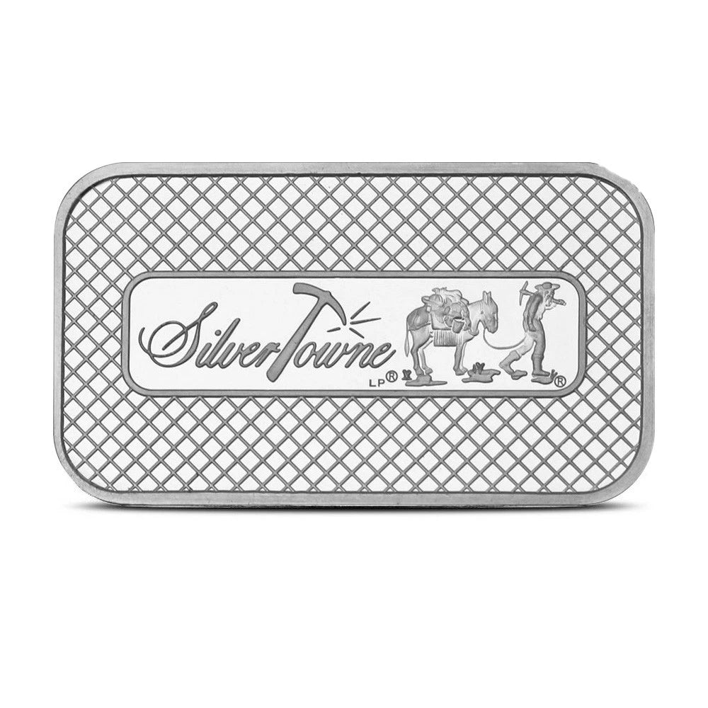 SilverTowne 1 oz .999 Fine Silver Retro Eagle