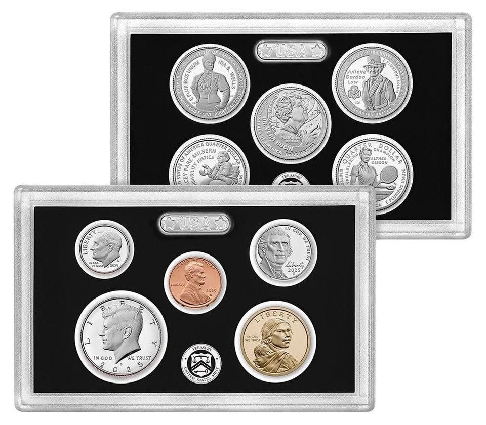 2025-S US Mint Silver Proof Set 10 Coins w/ Box & COA