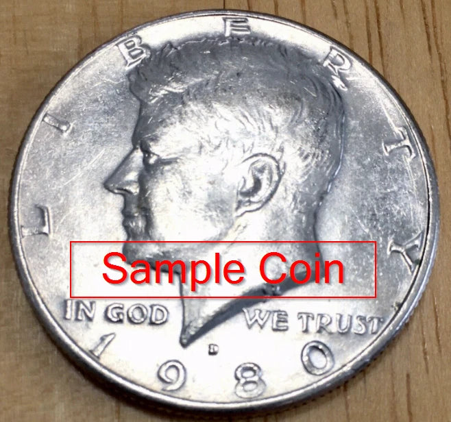 1980-D Kennedy Half Dollar 20-Coin BU Roll