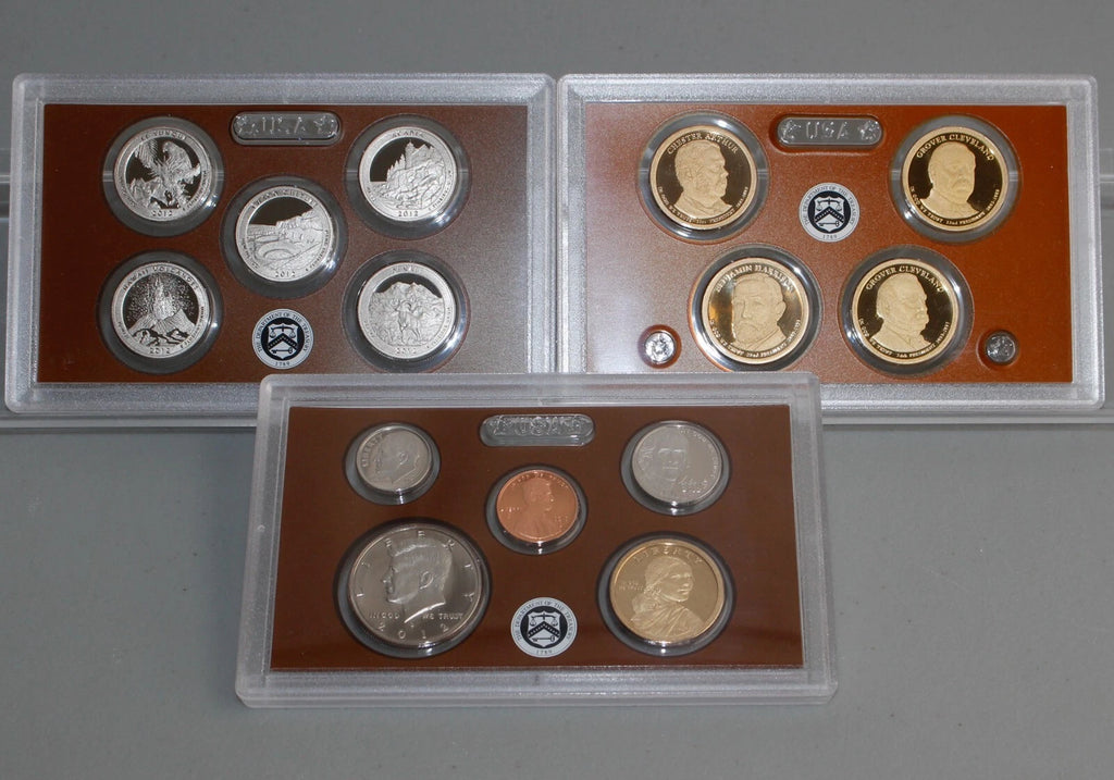 2012-S US Mint Clad Proof Set 14 Coins w/ Box & COA