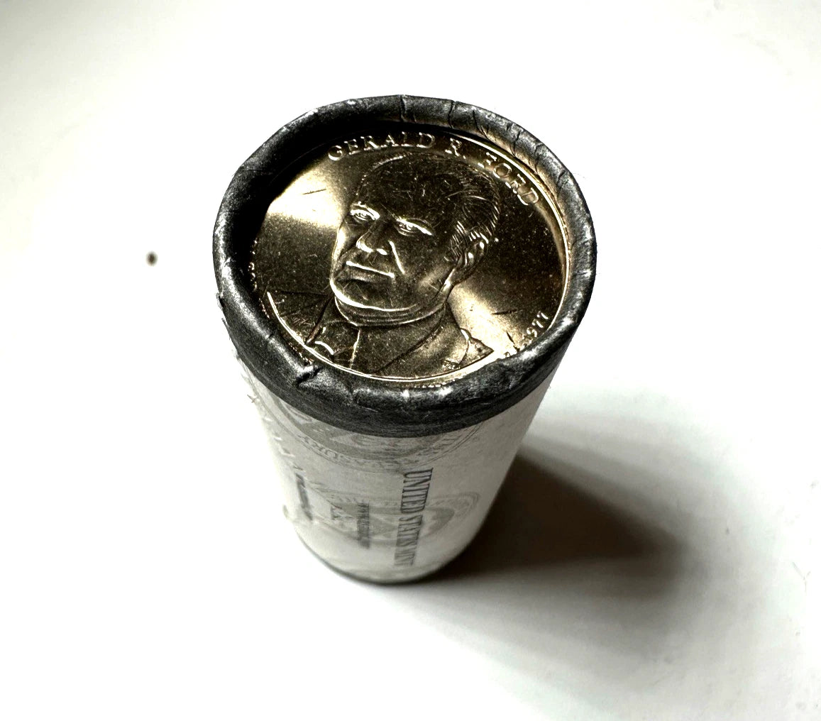 2016-P Gerald R. Ford Presidential Dollar 25-Coin Uncirculated Roll