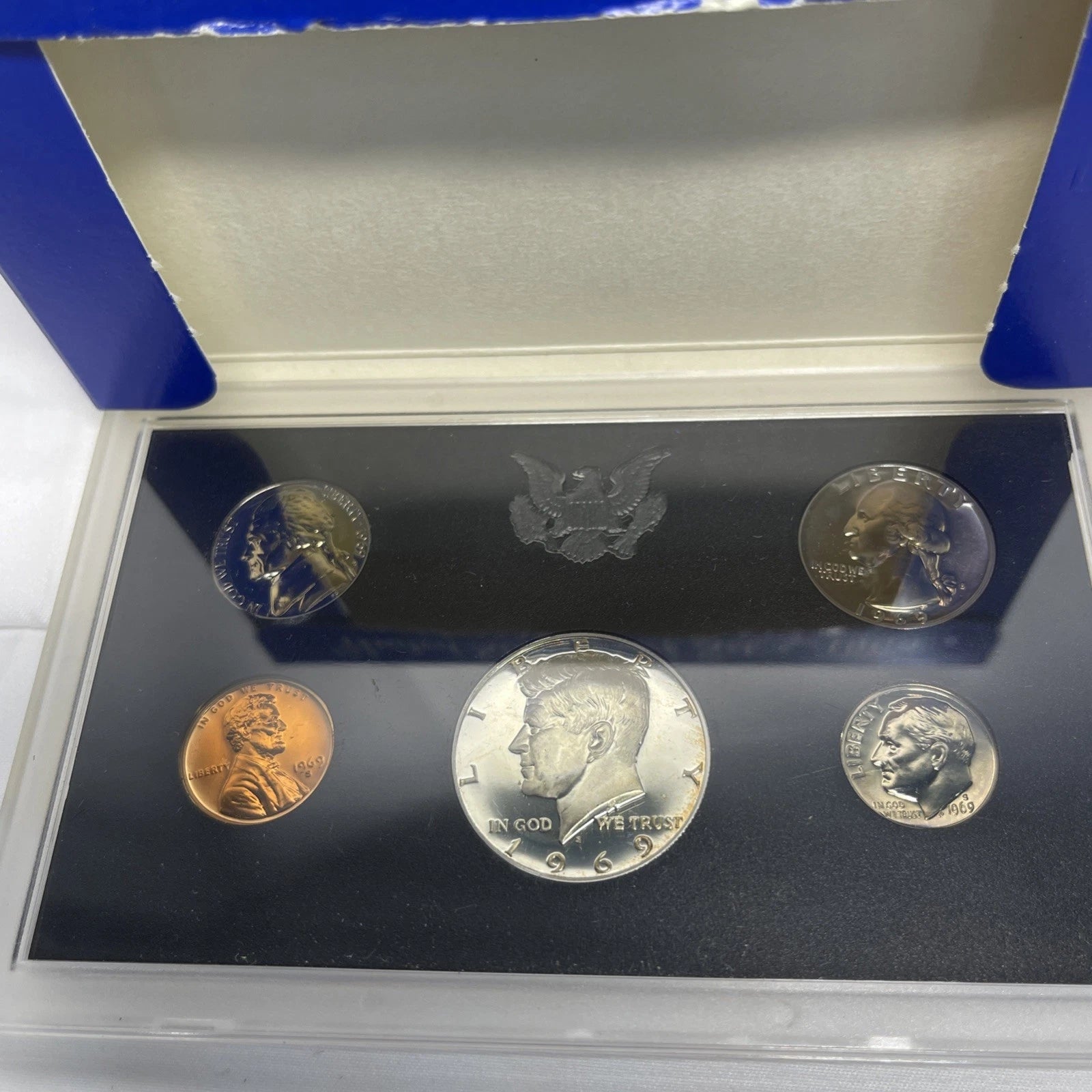 1969-S US Mint Proof Set 5 Coins OGP