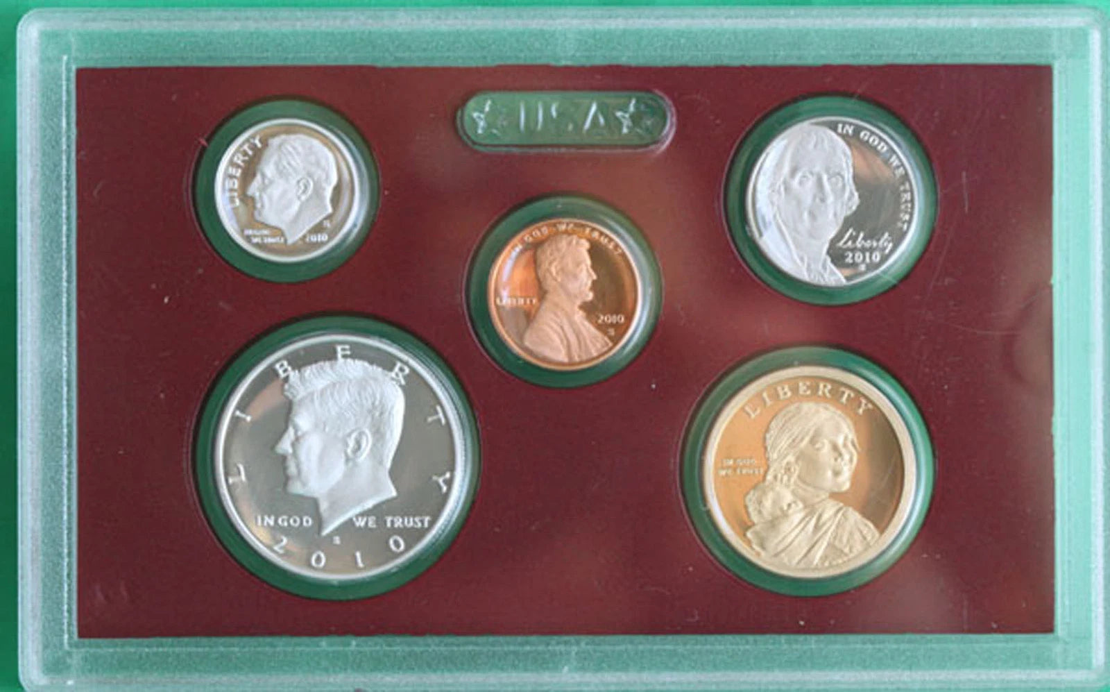 2010-S US Mint Silver Proof Set 14 Coins w/ Box & COA