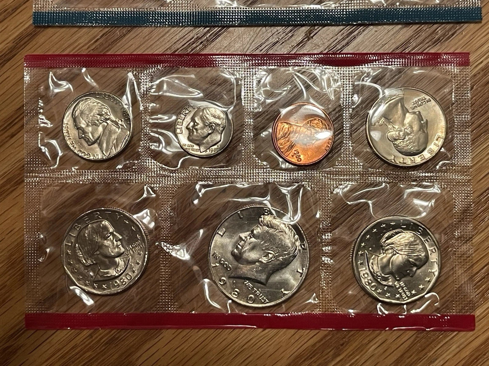 1980 P&D US Mint Uncirculated Set 11 Coins with OGP