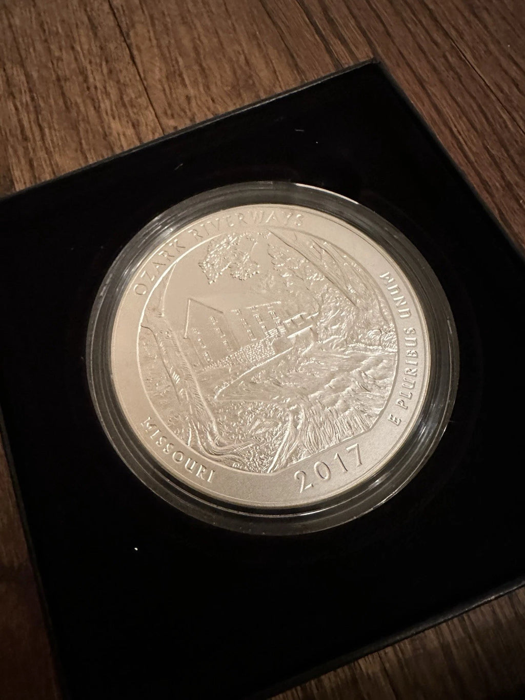 2017-P 5 oz .999 Fine Silver ATB Coin Ozark National Scenic Riverways