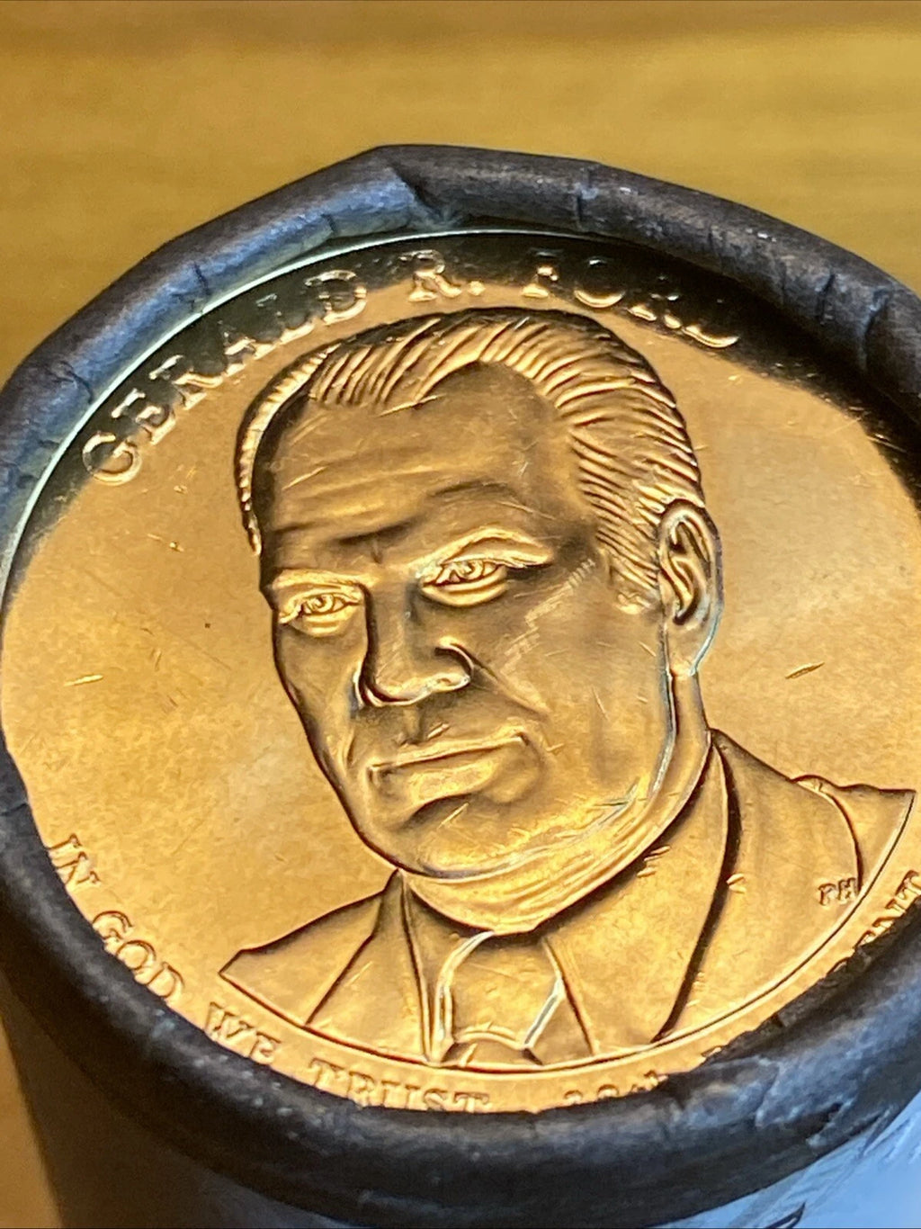 2016-D Gerald R. Ford Presidential Dollar 25-Coin BU Roll