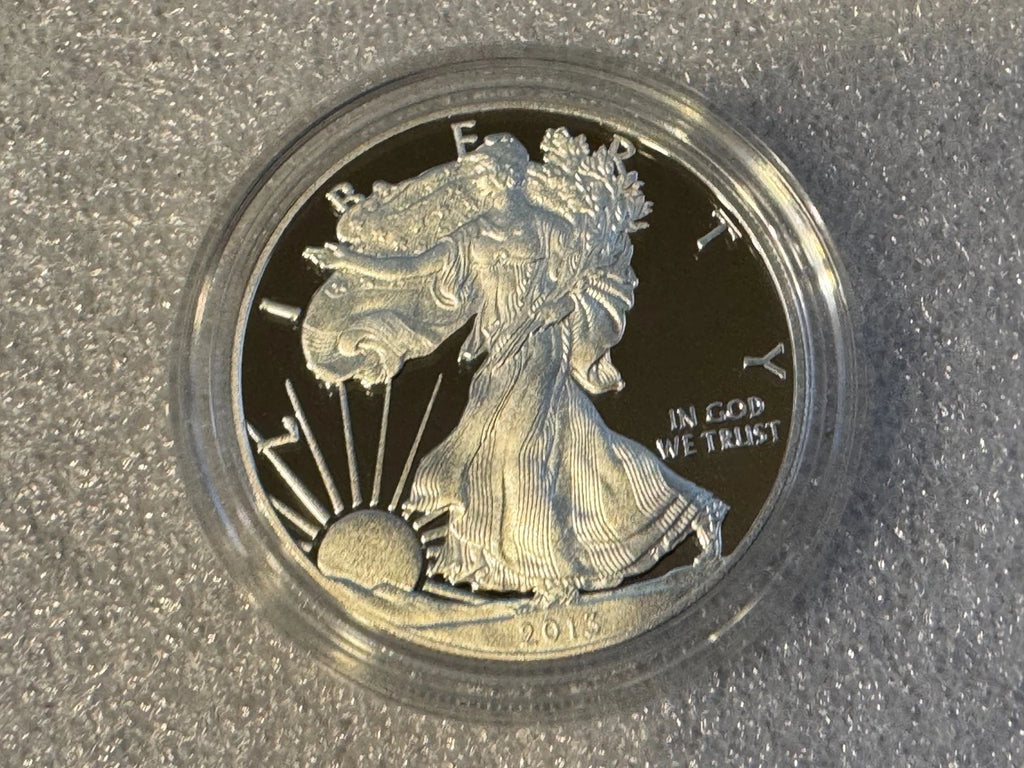 2013-W American Silver Eagle 1 oz Proof Silver Dollar OGP & COA
